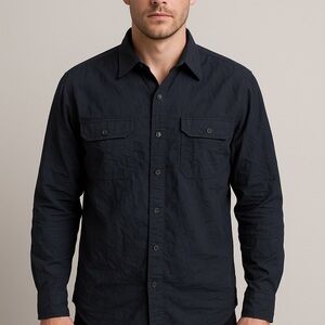 Alfani Linen Feel 100% Cotton Shirt